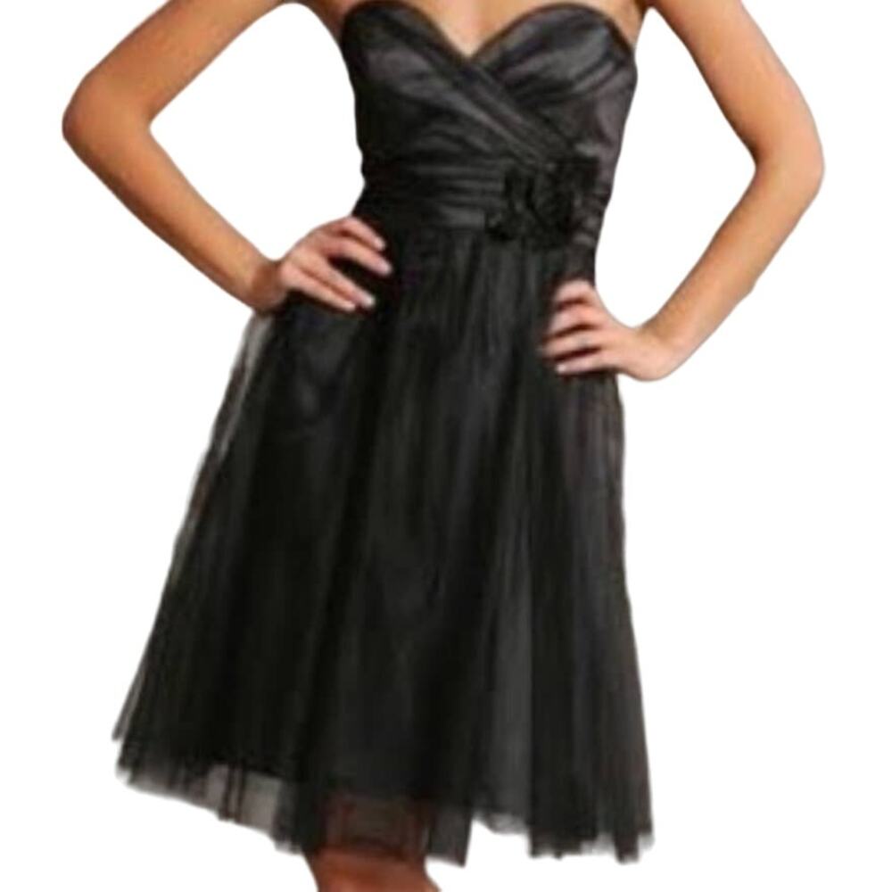 Jim Hjelm Strapless Tulle Party Dress Size 4 Retro 50s Pinup Whimsigoth